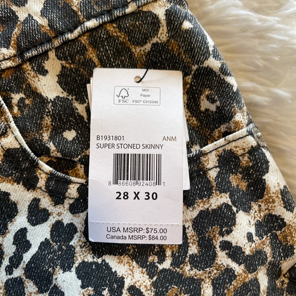 Volcom Super Stoned Skinny Jeans Animal Print - Picture 9 of 11